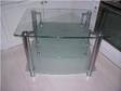 Glass Tv Stand / Unit Very attractive Glass and Chrome....