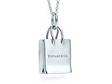 Tiffany & Co Silver Bag Pendant On Chain
